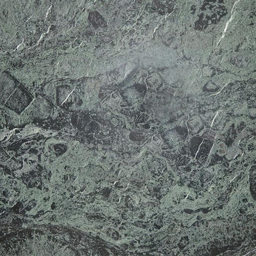 Dark green marble slab