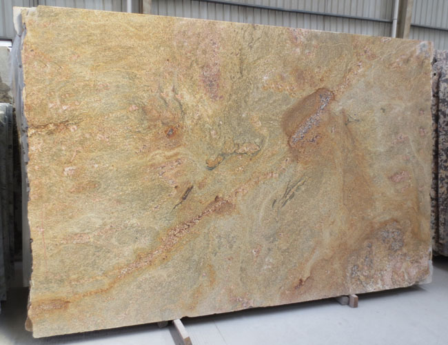 Brazil Imperial gold yellow granite slab