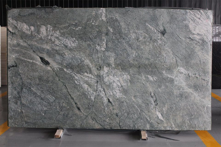 green vein light grey marble 