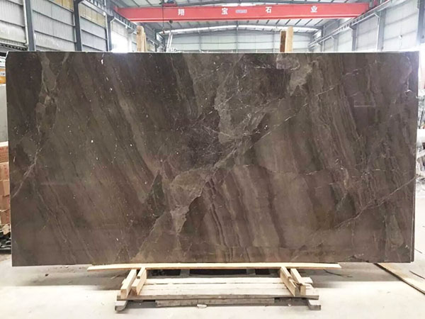 Exotic taj mahal brown marble slab