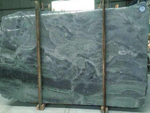 Turkey wave veined grey marble slab