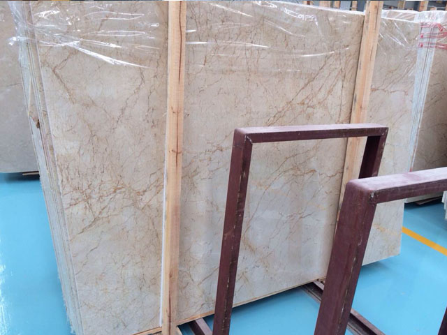 Italy royal golden leaf beige marble