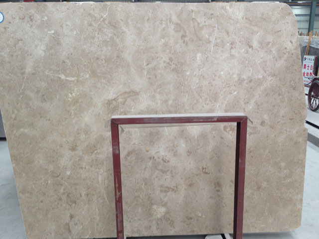 Turkey veined beige marble slab