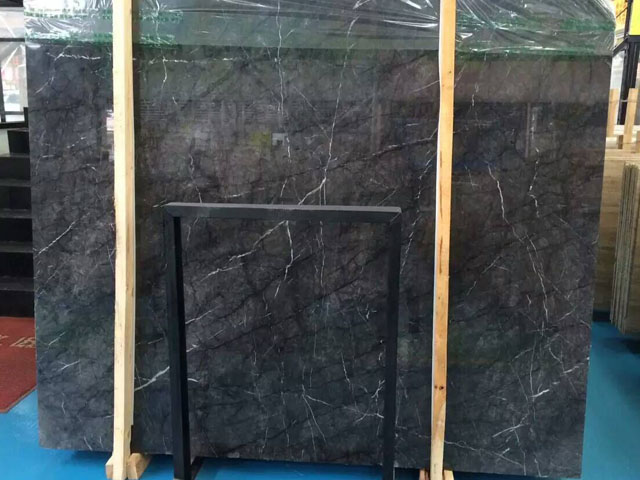 Italian dark emperador grey marble