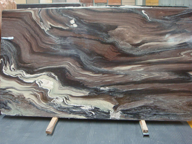 China wave vein purple marble slab