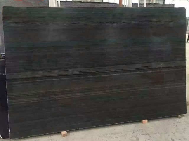 Chinese purple wood veined Marble slab