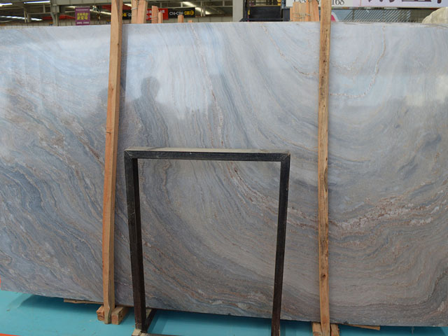 Cross cut Italian blue palissandro classico marble