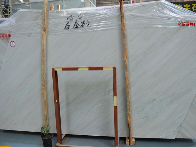 Italian veined white galaxy marble slab