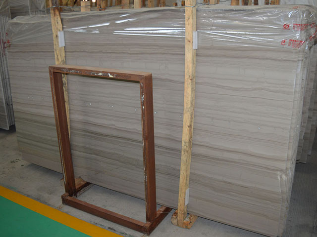 China Guizhou grey Wood Grain marble