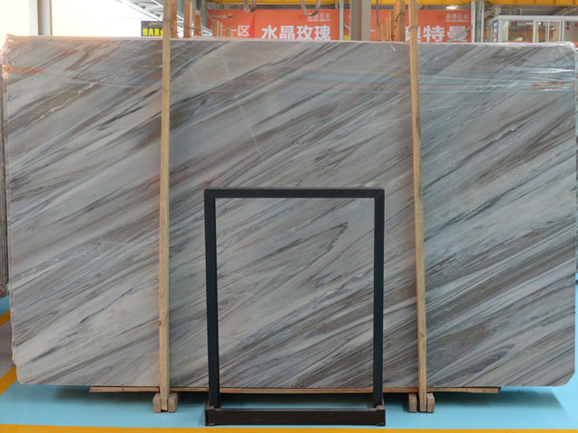 Chinese wavy grain new palissandro blue bayrou marble