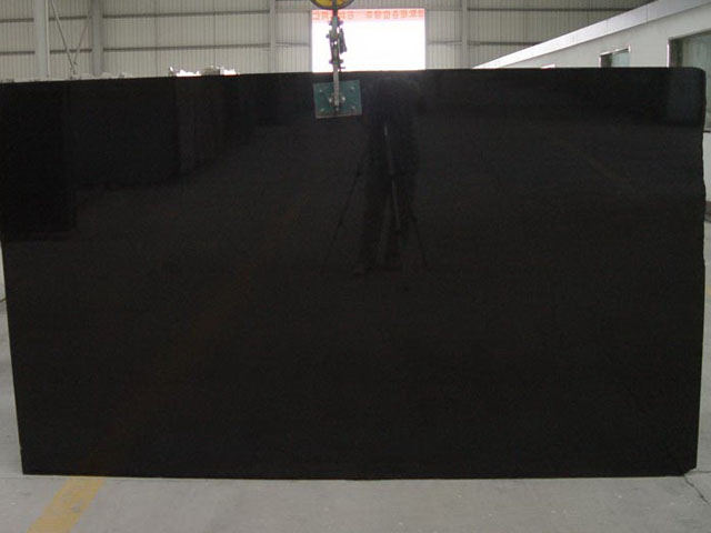 China shanxi black granite slab