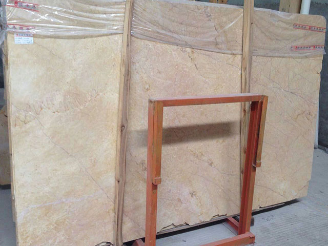 Spainish crema valencia beige marble slab 