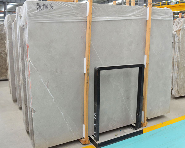 Light color grey caesarstone marble slab
