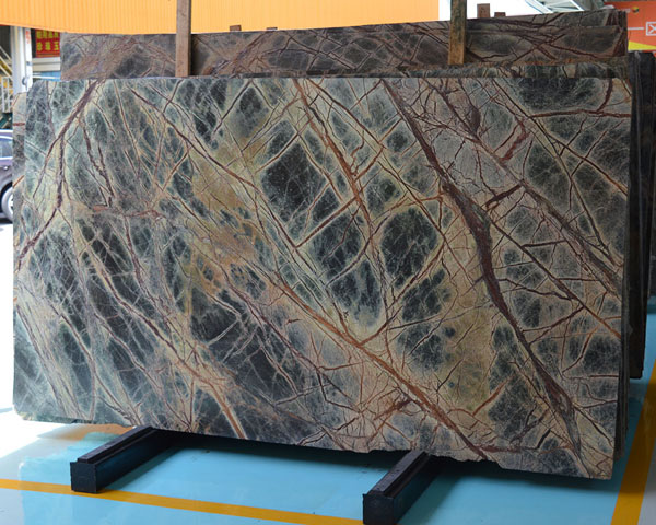 India unreal colour rainforest green marble stone