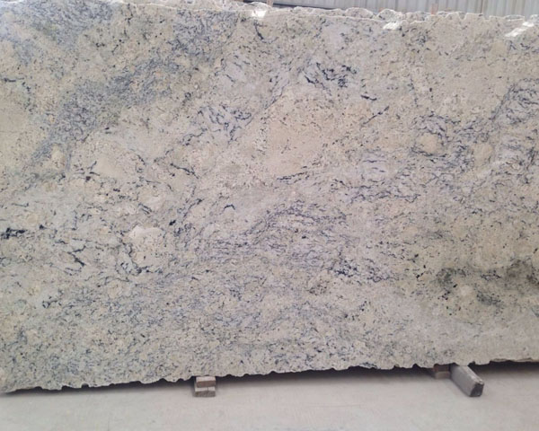 China blue ice veins golden yellow granite slab