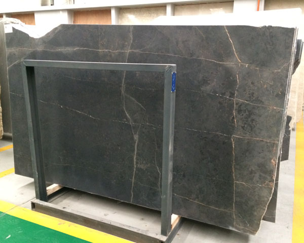 Cafe noir dark grey marble slab