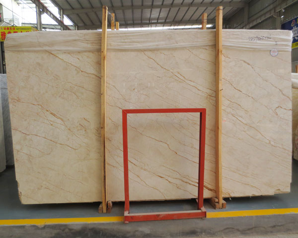 China golden sunset veins yellow marble slab