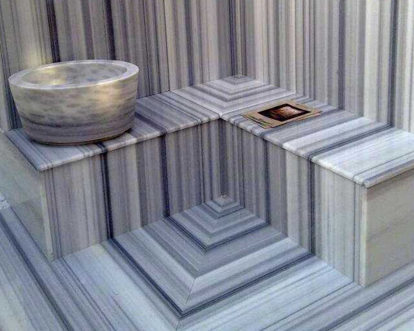 Equatar marmara white marble slab for project