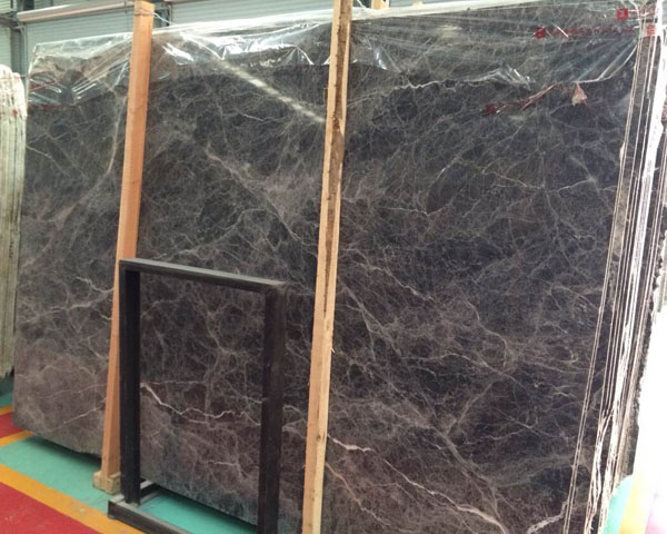 Italian Hermes grey emperador marble slab