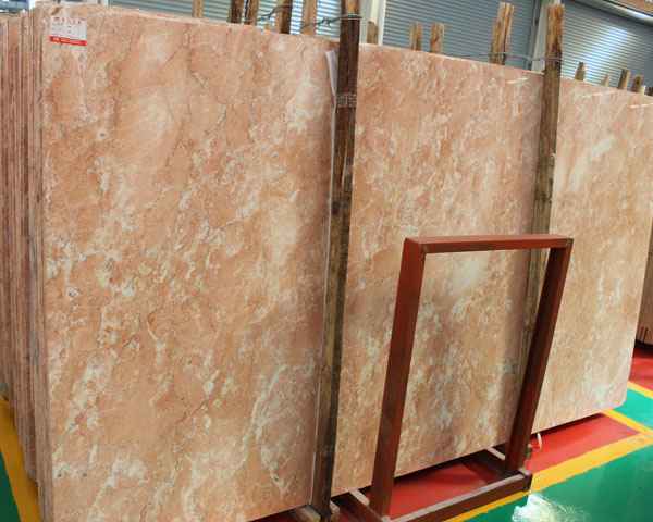 Diana rose golden brown marble slab