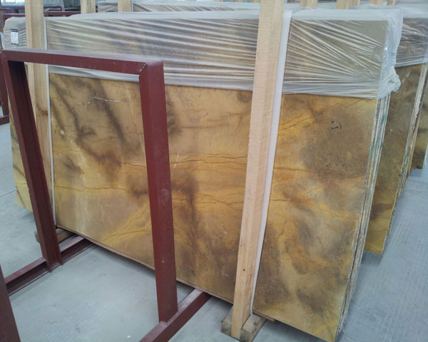 Antique gold marble slab supplier