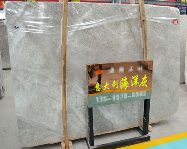 Imported light color grey ocean grey marble from Italy