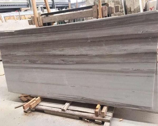 New white galaxy grey wood grain marble