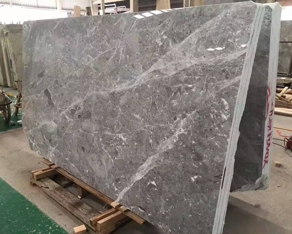 Greece white vein athena grey marble slab