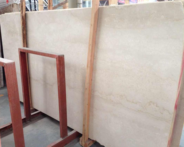 Old quarry botticino classico beige marble from Italy