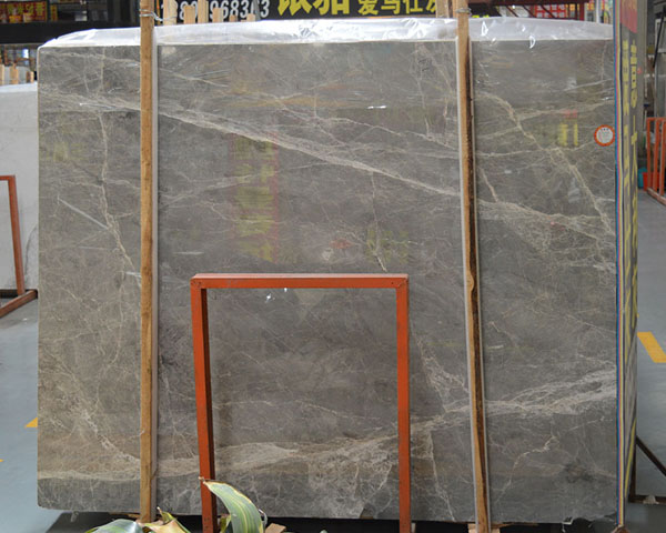 Italian burdur grey marble with white veins