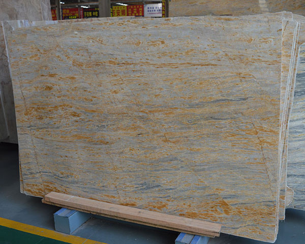 Translucent gold vein peacock beige onyx