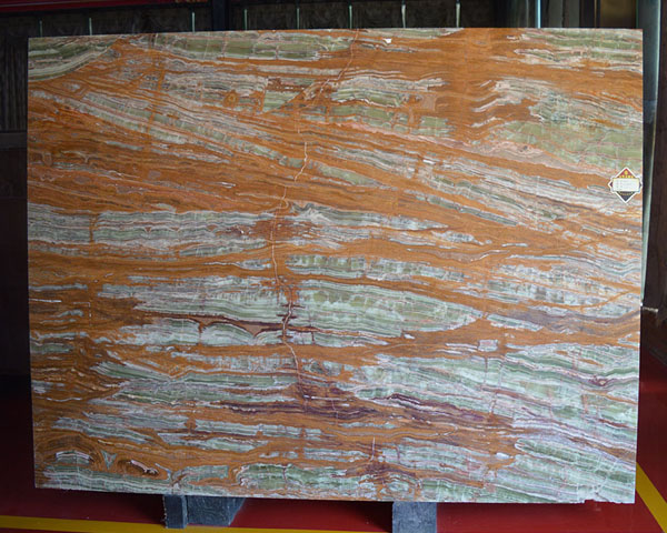Chinese golden veins bamboo green onyx slabs