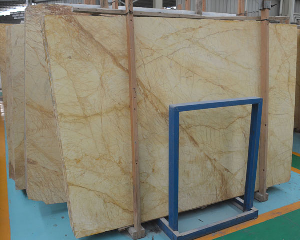 Light emperador gold spider vein marble tile