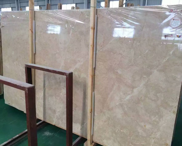 Light color cream beige marble flooring tiles