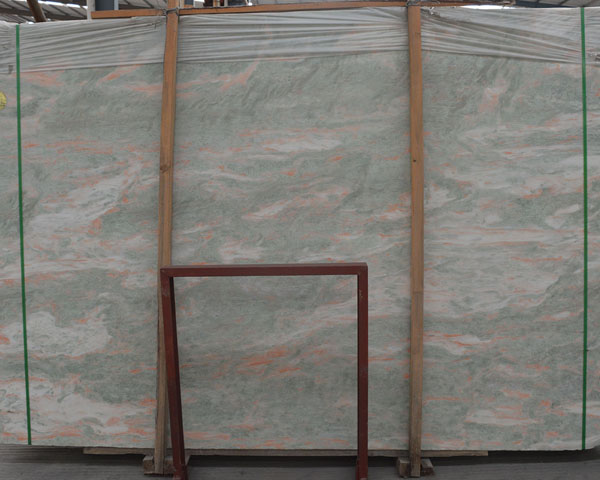 Honed gold vein green onyx slab for sale