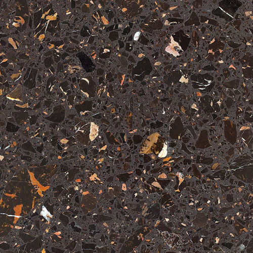 Romarie golden spots dark grey quartz tile