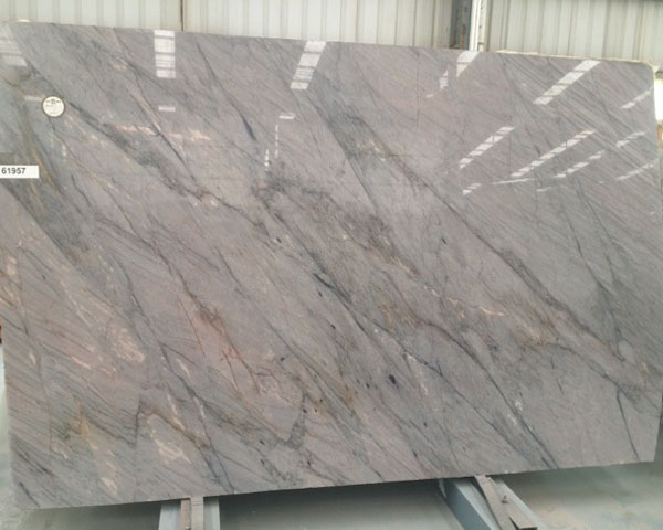 Aurora blue wood vein marble slab Italy