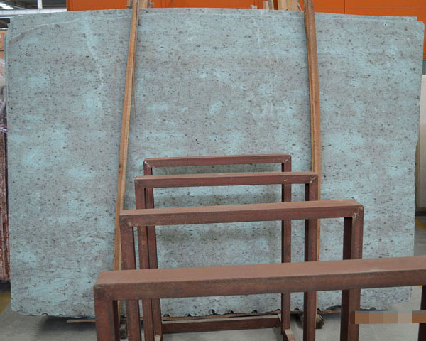 China green blue travertine slab for floor tiles