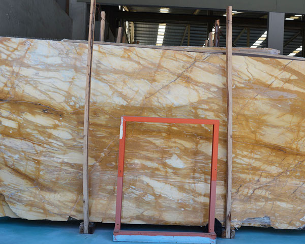 Italy A grade siena gold marble slab Luxury