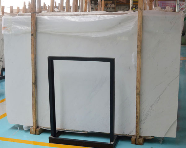 Sivec pure white marble slab from Yugoslavi
