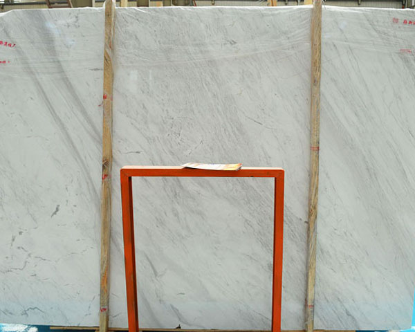 Natural volakas white marble slab from Greece