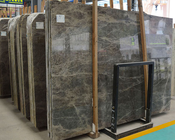 China black olive grain dark marble stone supplier