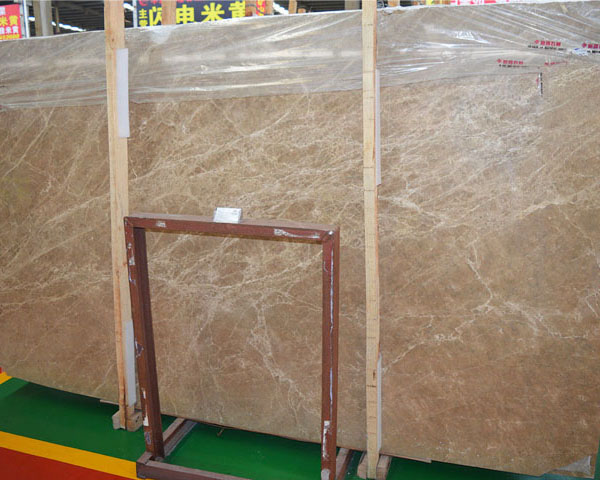 Natural Emperador light brown color marble slab