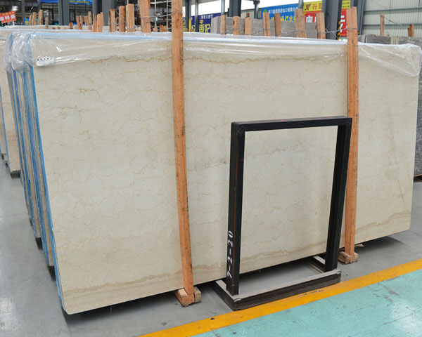 Spain crema marfil beige marble slab for sale