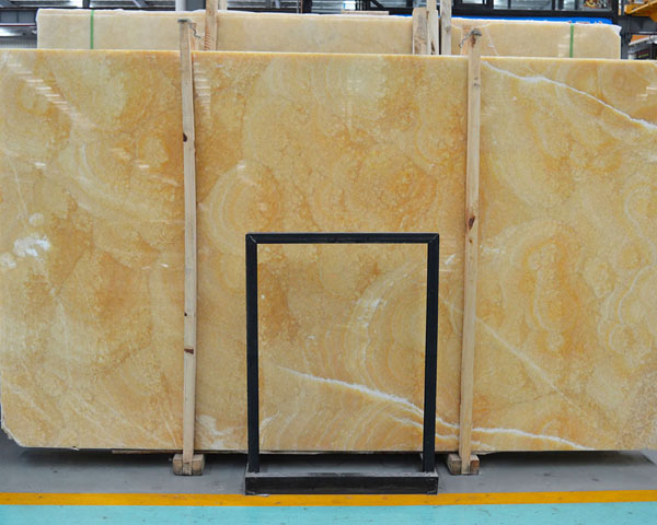 China rosin yellow honey onyx marble slab