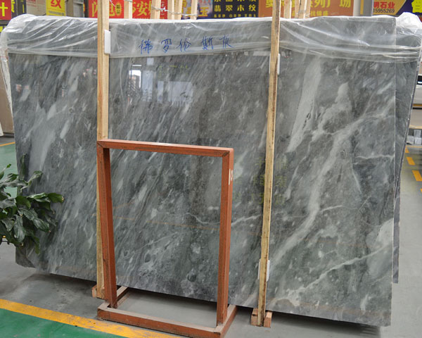 Natural marble Dema grey wavy grain marble slab