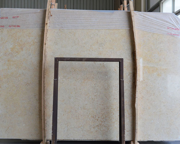 Imported sahara desert beige marble slab price