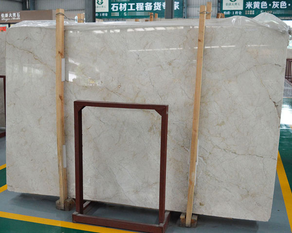 Hot sale butterfly cream beige marble slab tiles