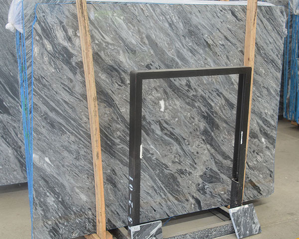 Italy river veins grey galaxy marble slab good price