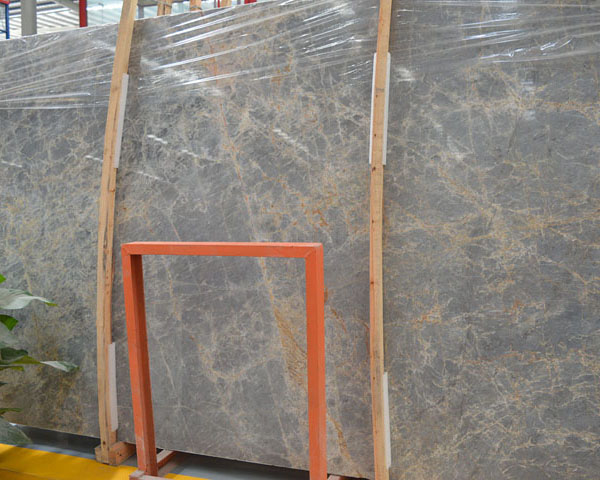 Natural gold vein provence grey marble slab